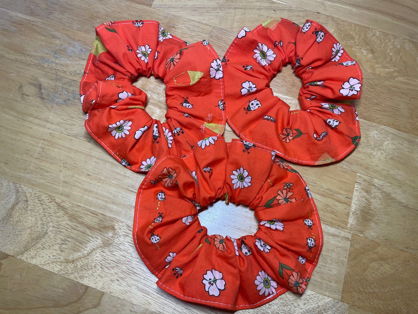 Orange Scrunchies