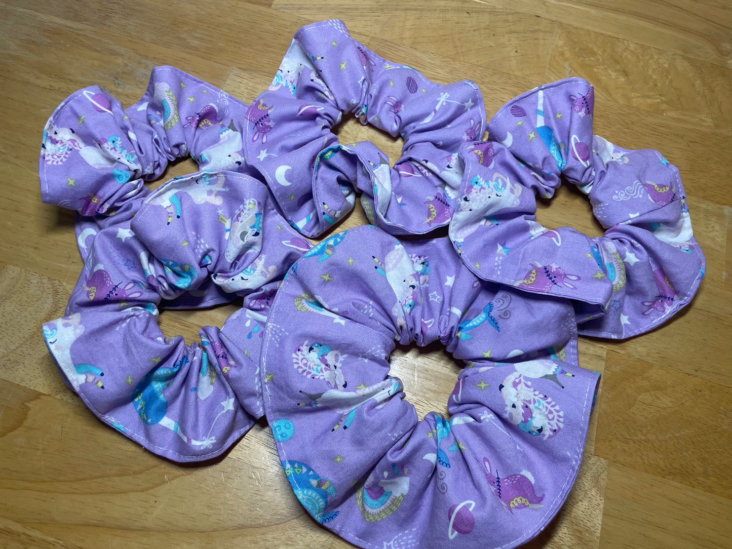 Purple Scrunchies