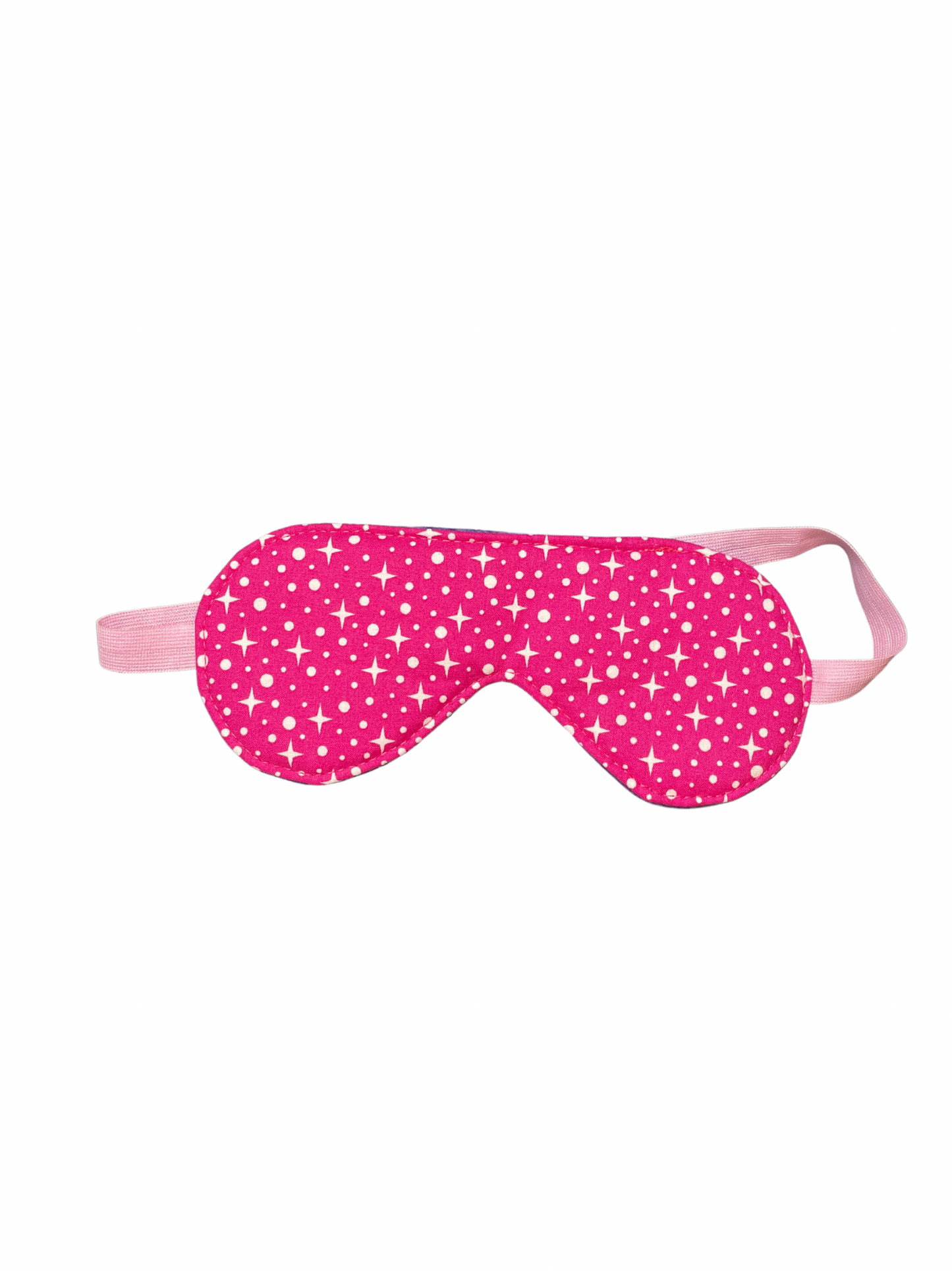 Pink Starbursts Eye Mask